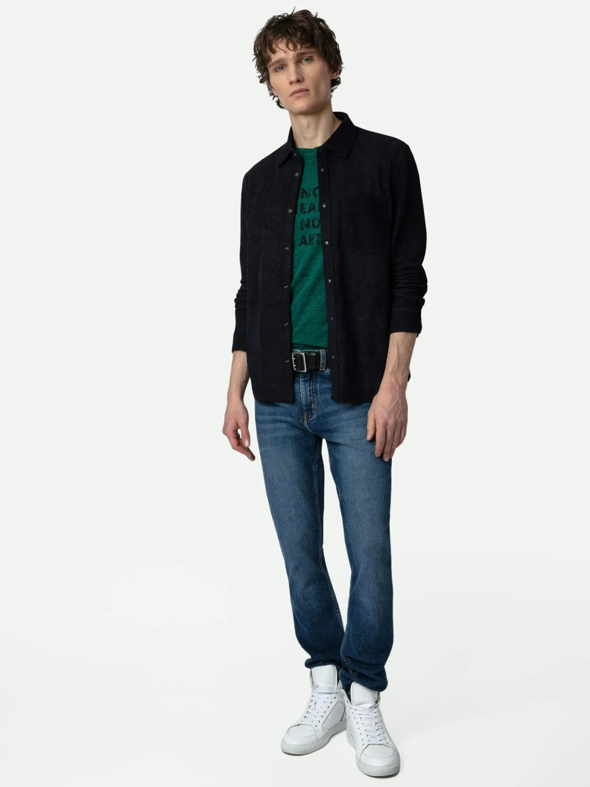 serge_suede_shirt_0.webp Zadig&Voltaire Serge Suede Shirt Encre Sale