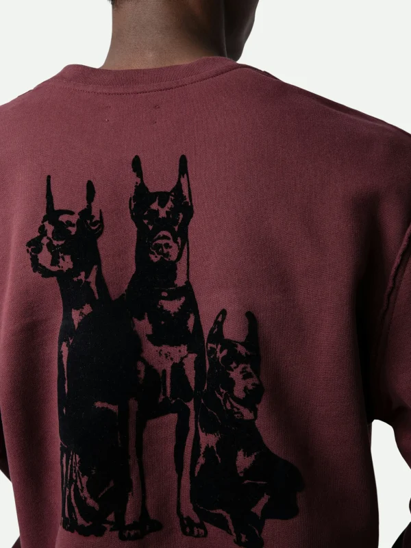 Zadig&Voltaire Simba Sweatshirt Cherry red Outlet