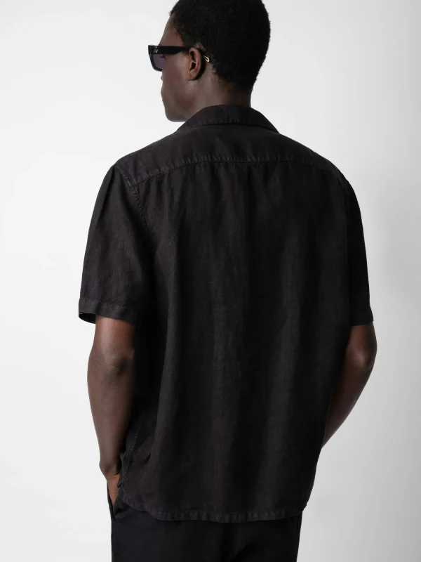 Zadig&Voltaire Sloan Linen Shirt Black Online