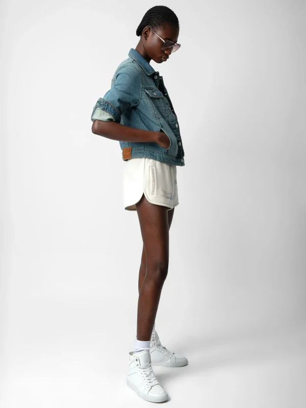 Zadig&Voltaire Smiley Shorts Petale Online