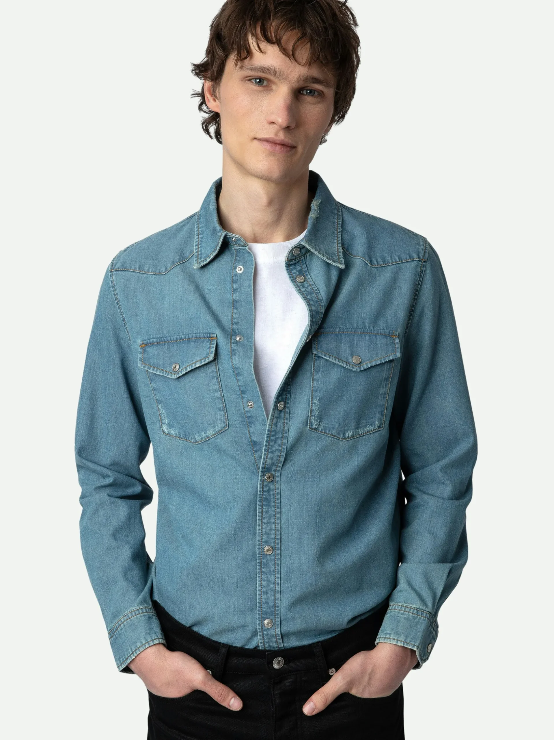 stan_denim_shirt_3.webp Zadig&Voltaire Stan Denim Shirt Ciel stone Cheap