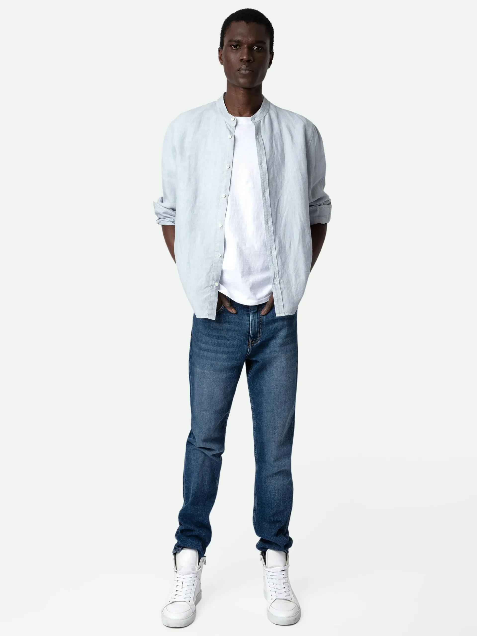 stan_linen_band_collar_shirt_0.webp Zadig&Voltaire Stan Linen Band Collar Shirt Ciel Fashion