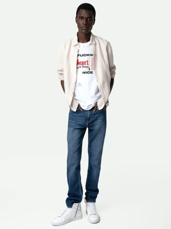 Zadig&Voltaire Stan Linen Shirt Naturel Best