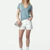 Zadig&Voltaire Story Fishnet T-shirt Glacier Store