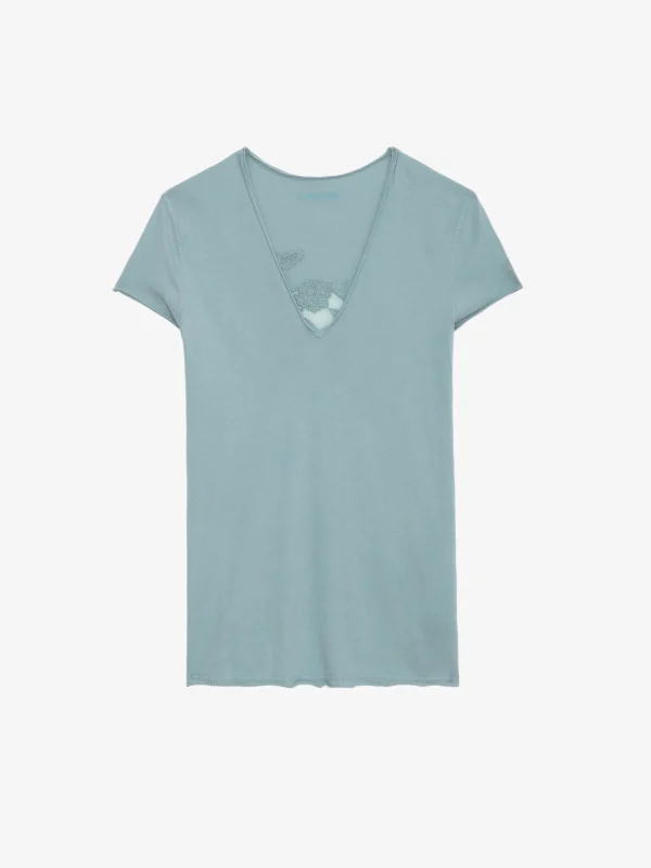 Zadig&Voltaire Story Fishnet T-shirt Glacier Store