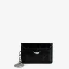 Zadig&Voltaire Sunny Pass Card Holder Black Fashion