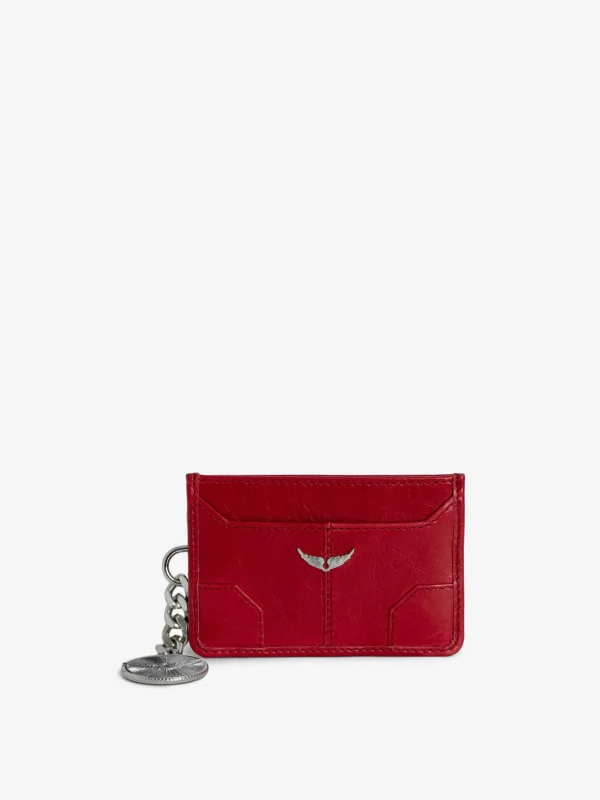 Zadig&Voltaire Sunny Pass Card Holder Power Hot