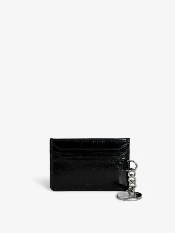 Zadig&Voltaire Sunny Pass Card Holder Black Fashion