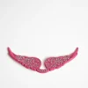 Zadig&Voltaire Swing Your Wings Charm Fluo pinku002Fcrystal Cheap