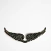 Zadig&Voltaire Swing Your Wings Charm Shiny gun emerald Sale