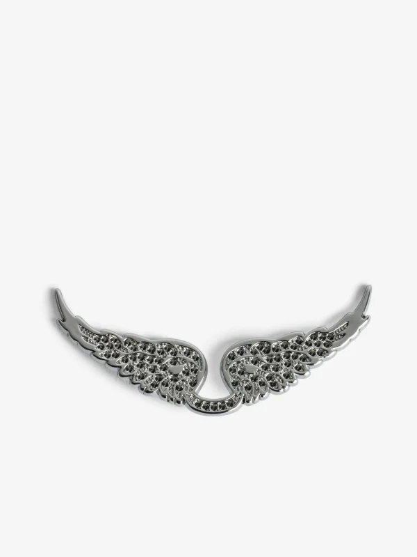 Zadig&Voltaire Swing Your Wings Charm Shiny silver hematite Outlet