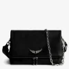 Zadig&Voltaire Swing Your Wings Rocky Bag Noir silver Cheap