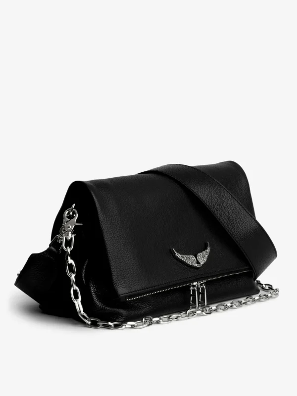 Zadig&Voltaire Swing Your Wings Rocky Bag Noir silver Cheap