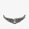 Zadig&Voltaire Swings Your Wings Diamanté Charm Shiny silver hematite Cheap