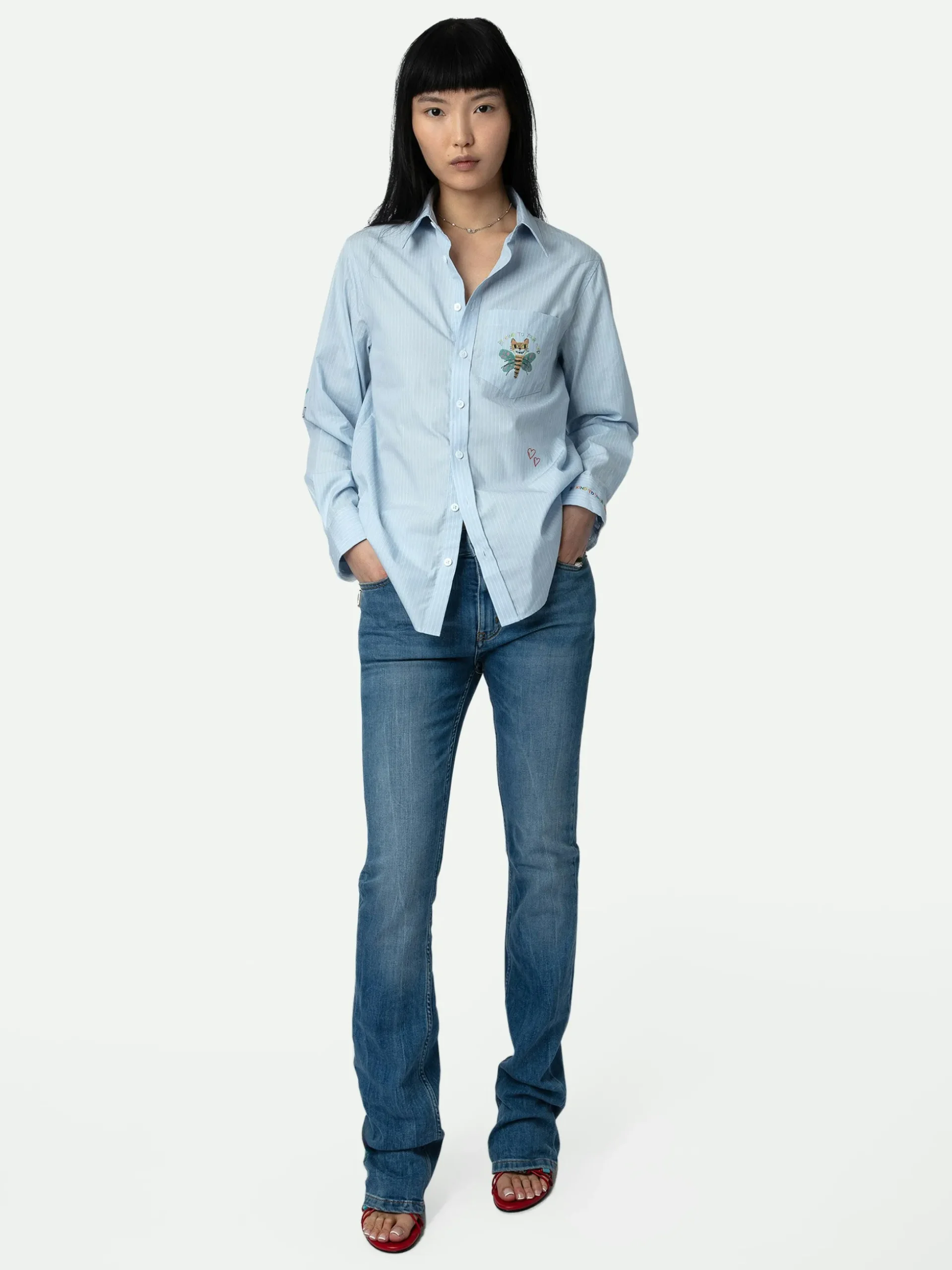 taskiz_shirt_0.webp Zadig&Voltaire Taskiz Shirt Blue Best Sale