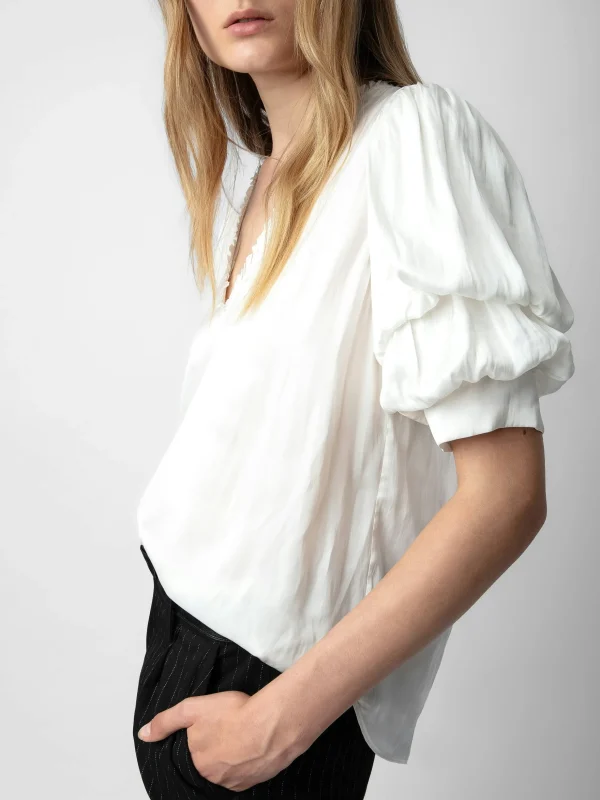 Zadig&Voltaire Taste Satin Top Judo Cheap