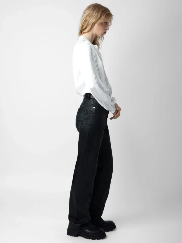 Zadig&Voltaire Tchin Satin Blouse Judo Flash Sale