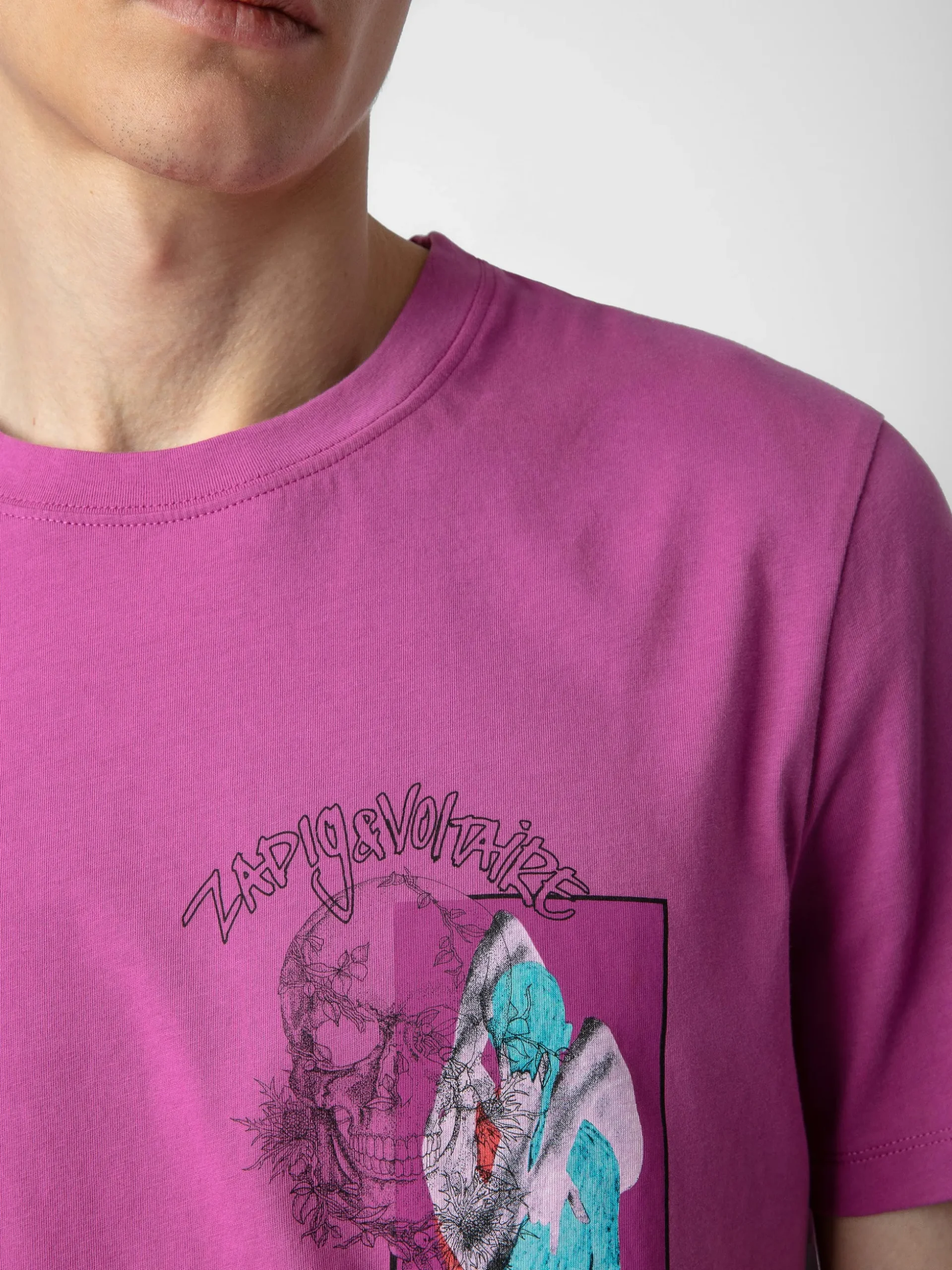 ted_photoprint_tshirt_2-1.webp Zadig&Voltaire Ted Photoprint T-shirt Anemone Outlet
