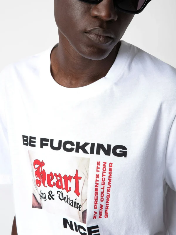 Zadig&Voltaire Ted Photoprint T-shirt White Best Sale