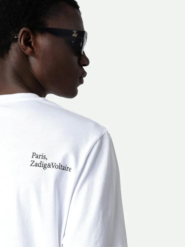 Zadig&Voltaire Ted Photoprint T-shirt White Best Sale