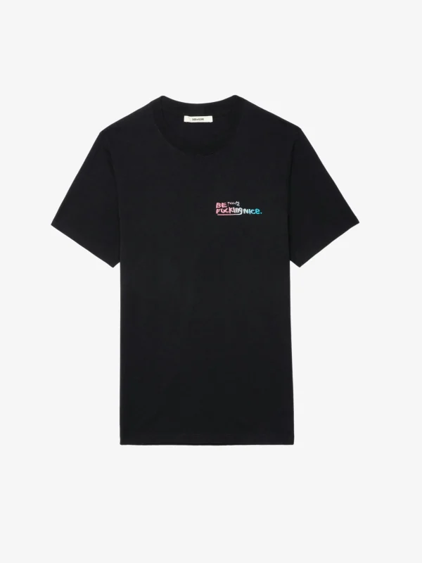 Zadig&Voltaire Ted Photoprint T-shirt Black Hot