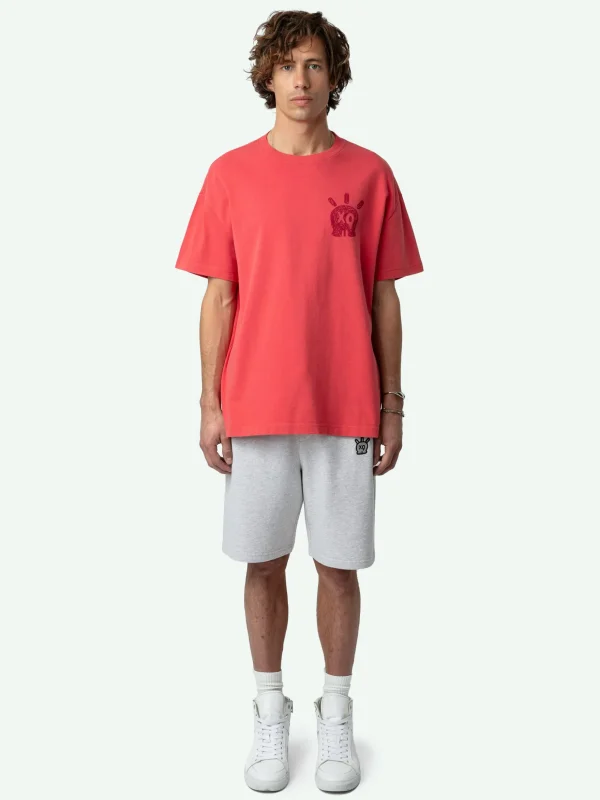 Zadig&Voltaire Teddy Skull T-shirt Poppy Sale