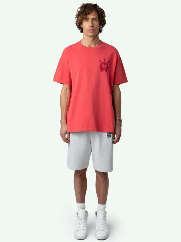 Zadig&Voltaire Teddy Skull T-shirt Poppy Sale