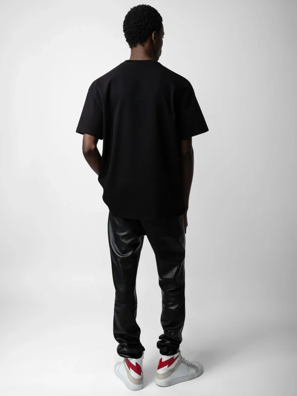 Zadig&Voltaire Teddy Skull T-shirt Black New
