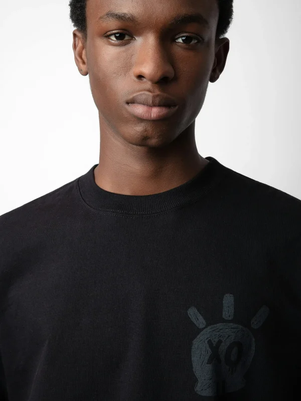 Zadig&Voltaire Teddy Skull T-shirt Black New