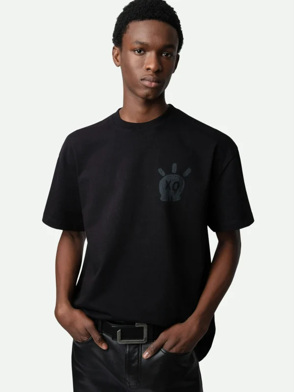 Zadig&Voltaire Teddy Skull T-shirt Black New