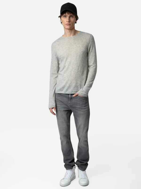 Zadig&Voltaire Teiss Cashmere Sweater Light grey Shop