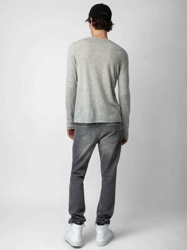 Zadig&Voltaire Teiss Cashmere Sweater Light grey Shop