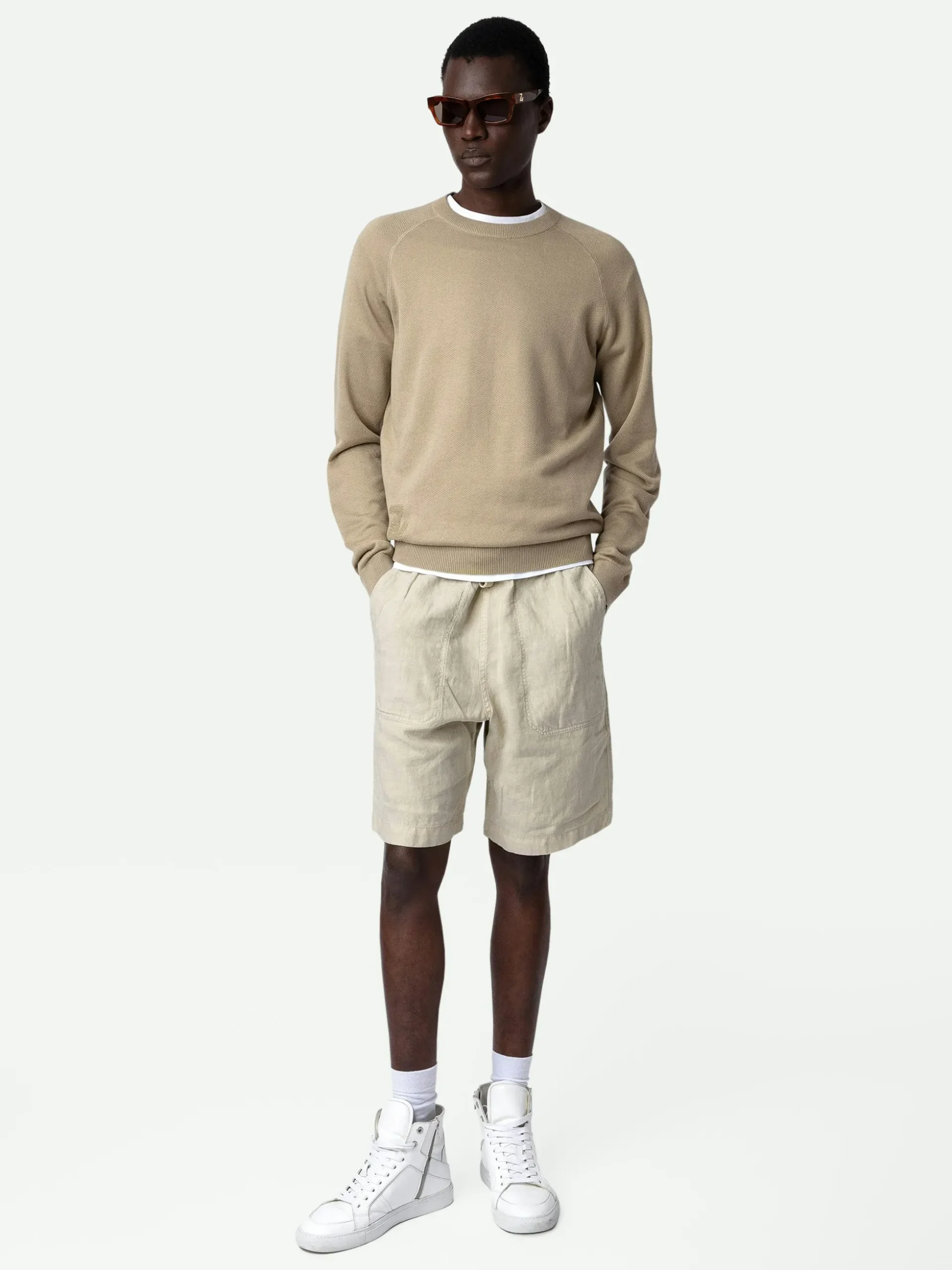 thomaso_sweater_0.webp Zadig&Voltaire Thomaso Sweater Light beige Flash Sale