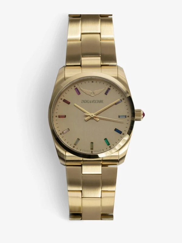 Zadig&Voltaire Time2Love Watch Shiny gold Fashion