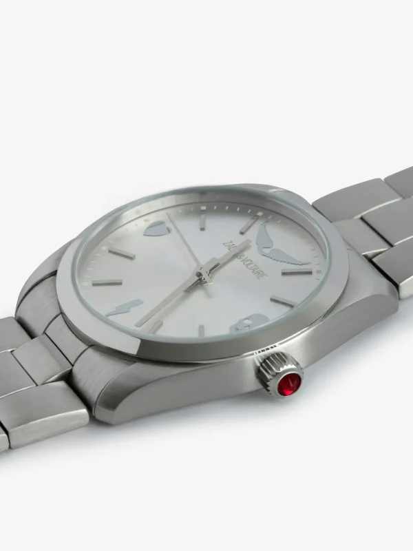 Zadig&Voltaire Time2Love Watch Silver Clearance