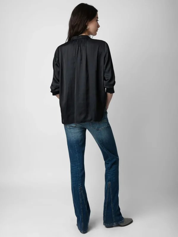 Zadig&Voltaire Tink Satin Tunic Black Online