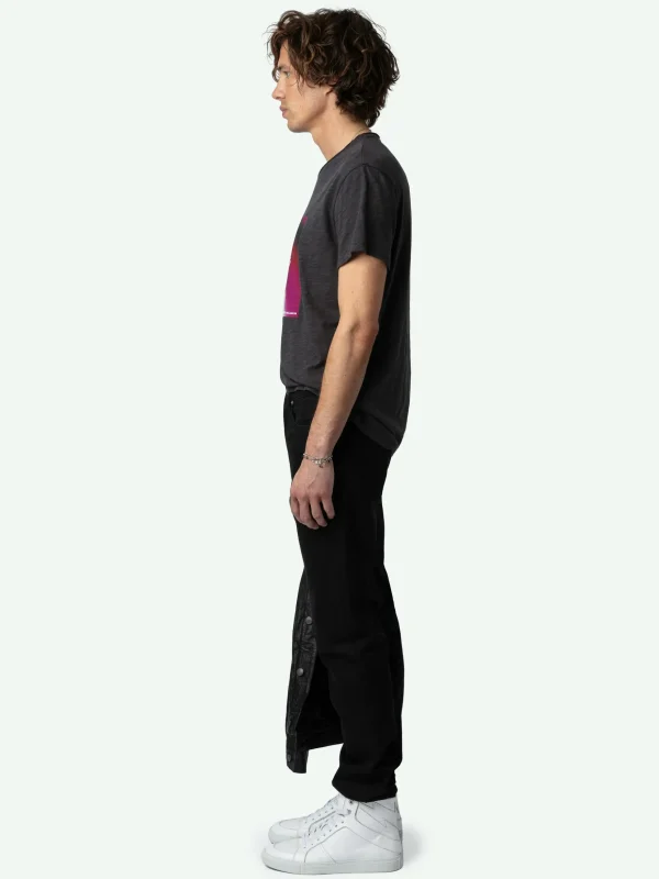Zadig&Voltaire Toby Photoprint T-shirt Anthracite Shop