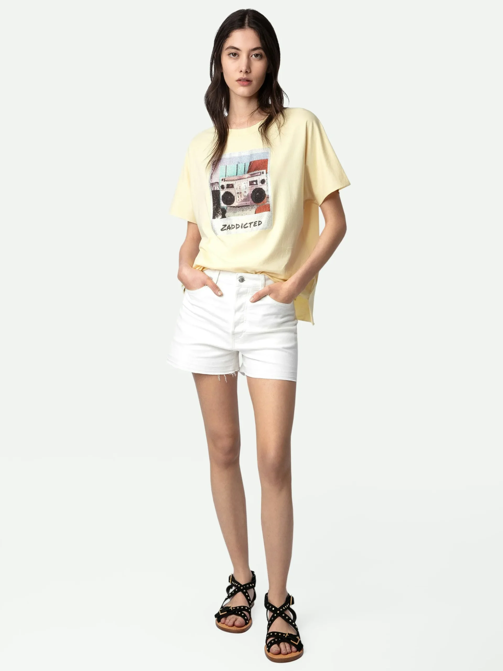 tommer_diamant_photoprint_tshirt_0.webp Zadig&Voltaire Tommer Diamanté Photoprint T-shirt Shea Best Sale