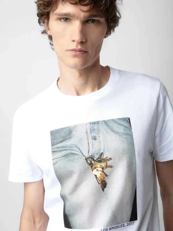 Zadig&Voltaire Tommy Photoprint T-shirt White Shop