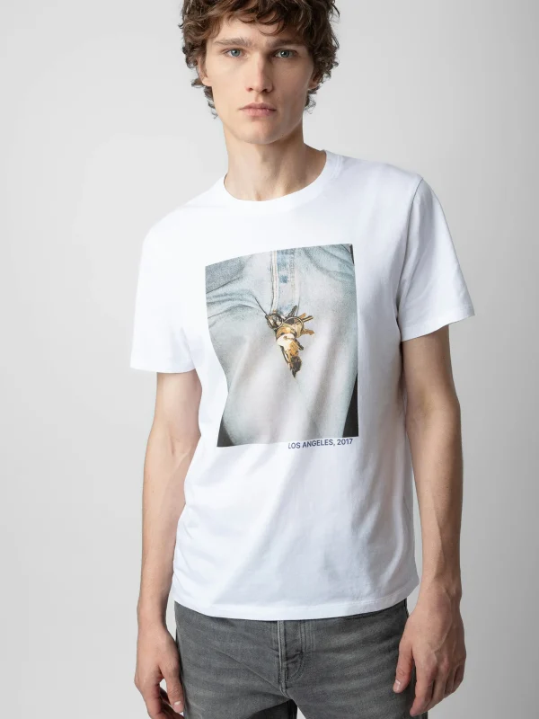 Zadig&Voltaire Tommy Photoprint T-shirt White Shop
