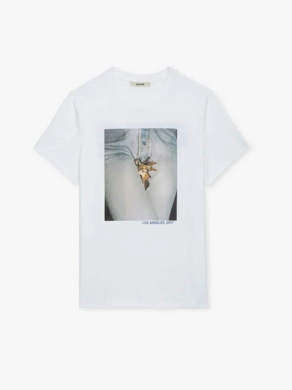 Zadig&Voltaire Tommy Photoprint T-shirt White Shop
