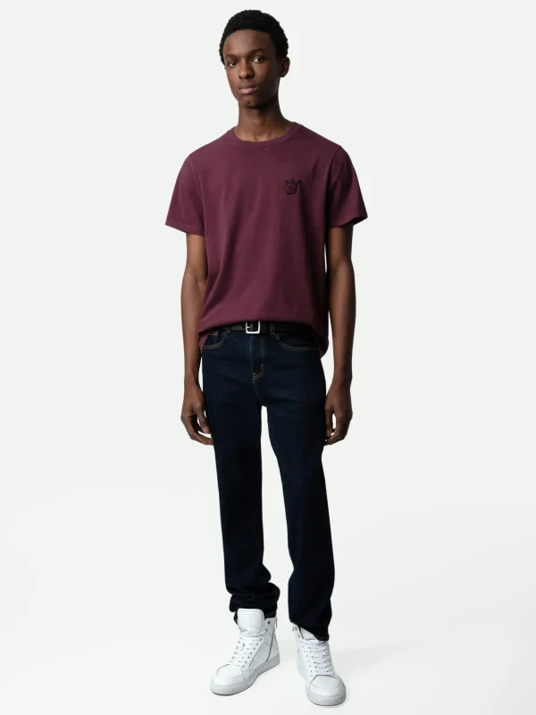 Zadig&Voltaire Tommy Skull XO T-shirt Cherry red Sale