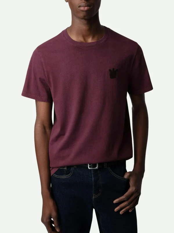 Zadig&Voltaire Tommy Skull XO T-shirt Cherry red Sale
