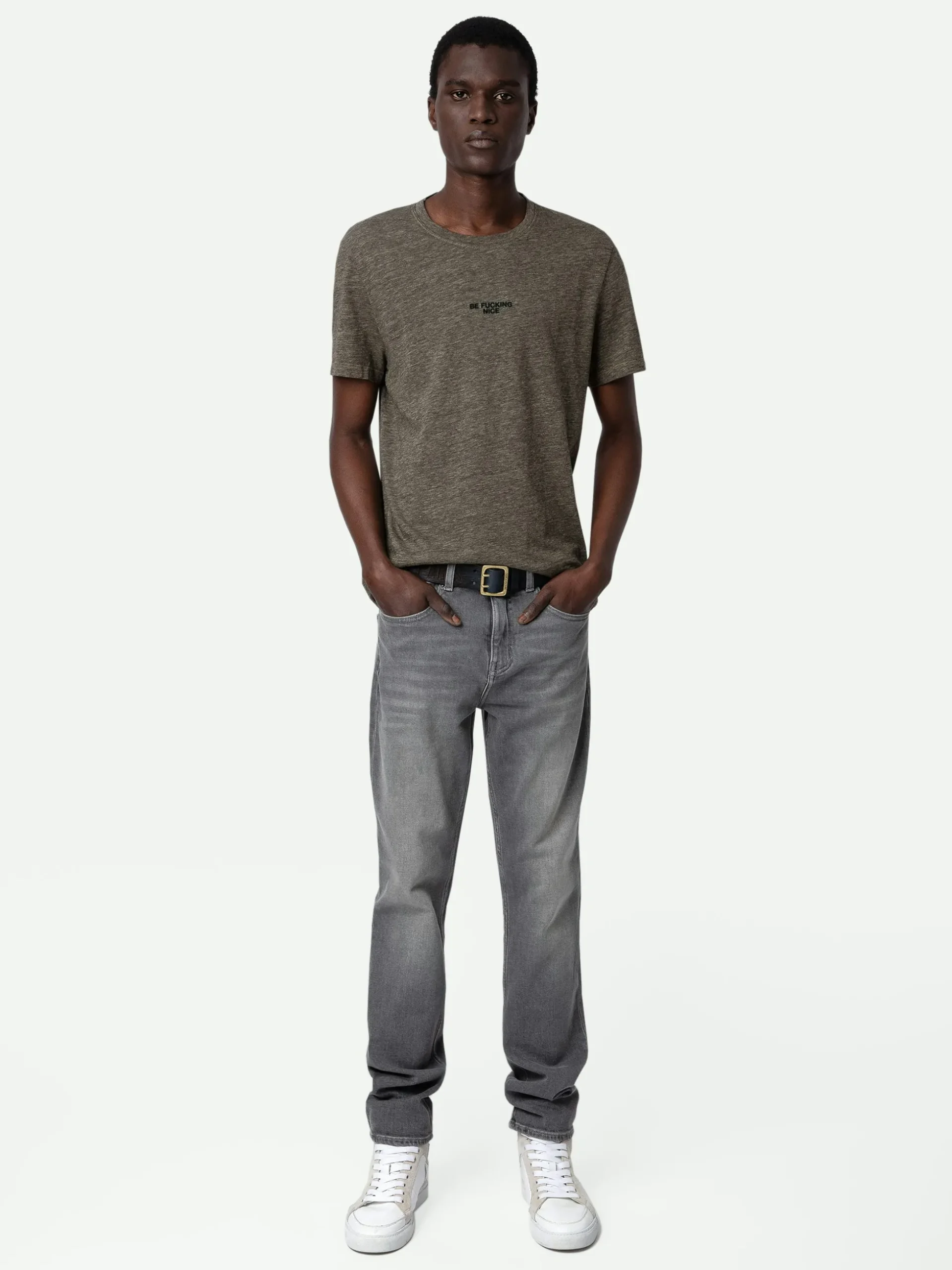 tommy_tshirt_0.webp Zadig&Voltaire Tommy T-shirt Light beige Outlet