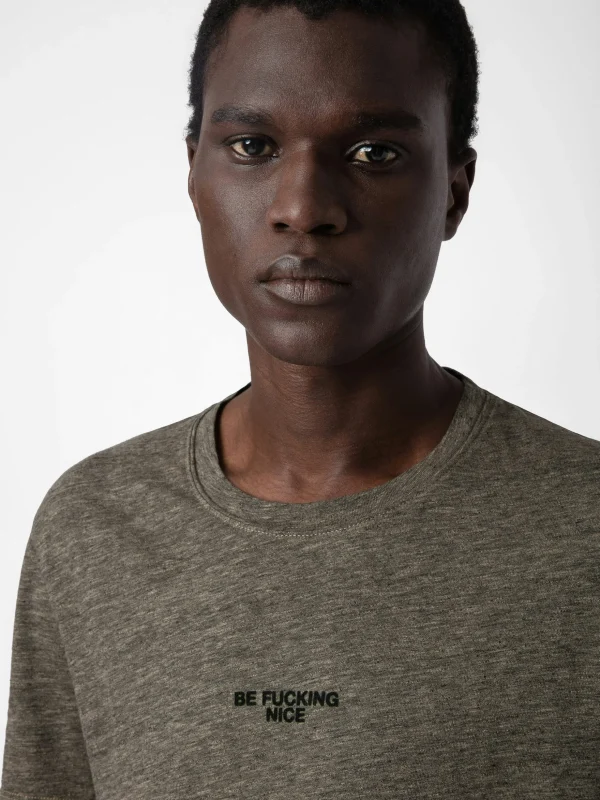 Zadig&Voltaire Tommy T-shirt Light beige Outlet