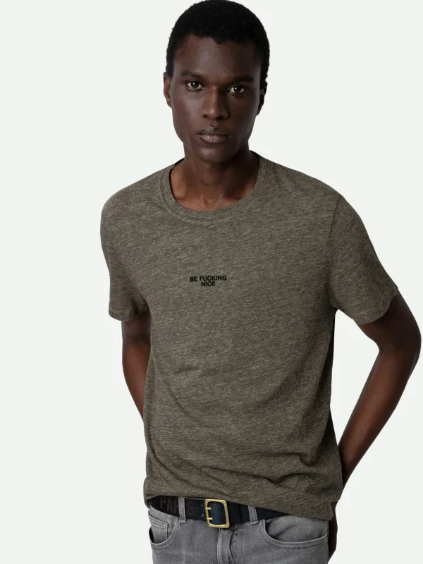 Zadig&Voltaire Tommy T-shirt Light beige Outlet