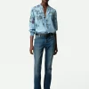 Zadig&Voltaire Twina Silk Blouse Glacier Shop