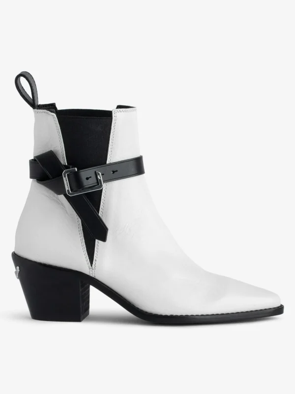 Zadig&Voltaire Tyler Ankle Boots Ice Hot