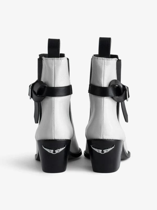 Zadig&Voltaire Tyler Ankle Boots Ice Hot