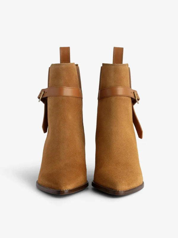 Zadig&Voltaire Tyler Suede Ankle Boots Heritage Clearance